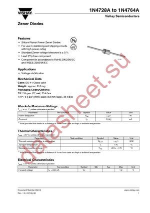 1N4733A-TR datasheet  